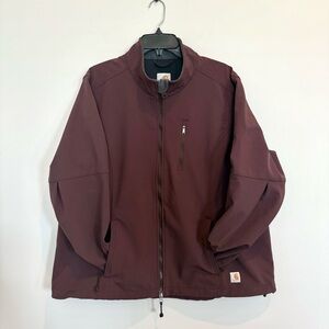 Carhartt women’s Denwood Jacket Size XXL Burgundy Performance Softshell
